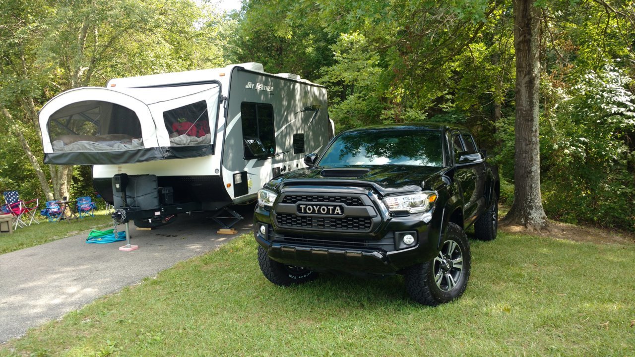 Tacoma and Jay Feather camping.jpg