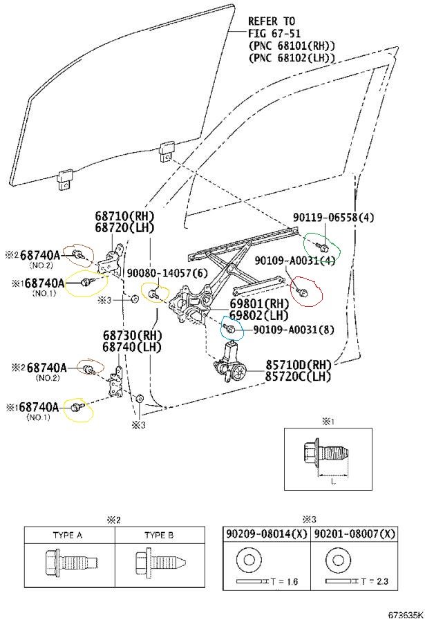 tacoma front door diagram -- which bolt is notorious for walking out.jpg