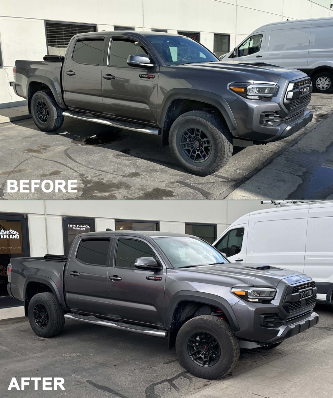 Tacoma - Westcott Designs lift - before & after | Tacoma World