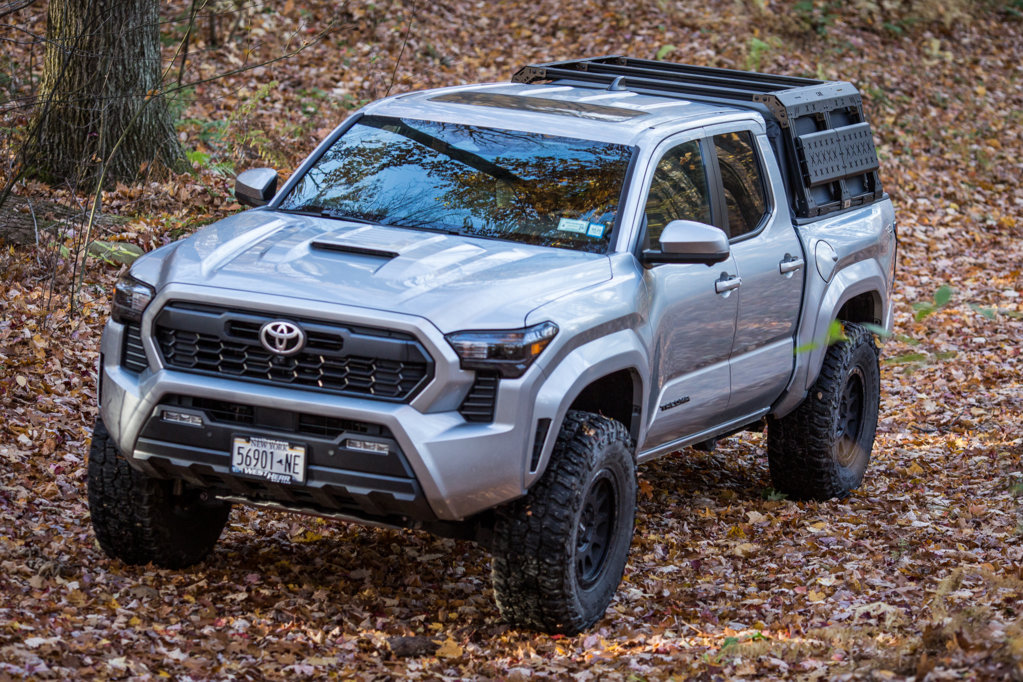 4th Gen Tacoma with Softopper and Bed Rack and CVT Tent