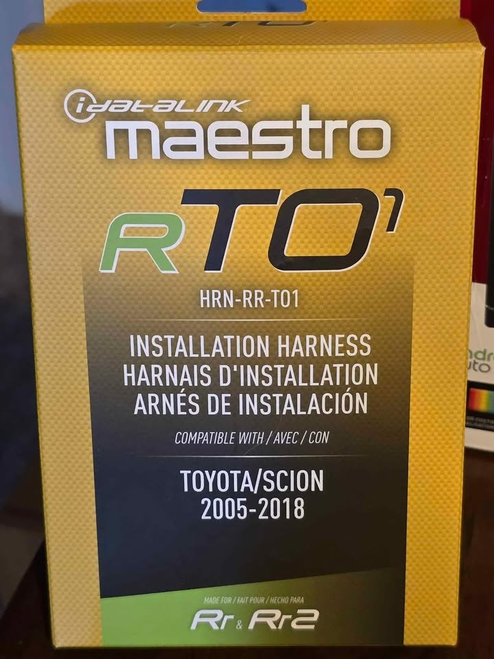 Tacoma Stereo upgrade - maestro rTO1 harness kit.jpg
