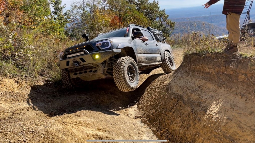 Tacoma Three Wheeling at Windrock.jpg