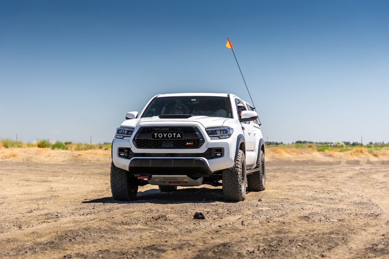 Aftermarket TRD PRO Grill with White Lettering | Tacoma World