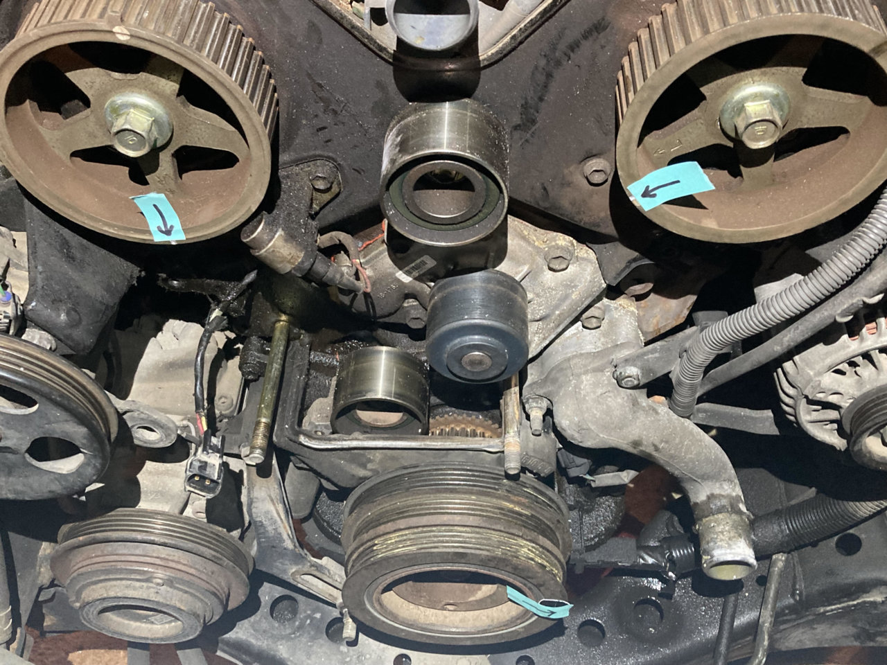 Timing Belt Tragedy Need some help through this mess please