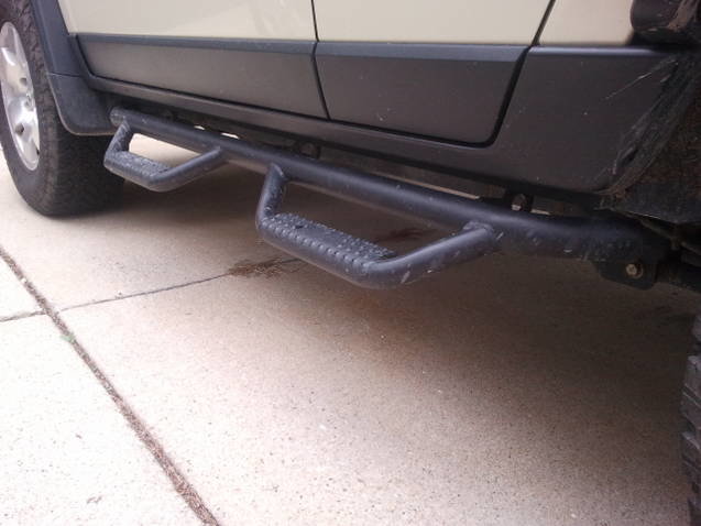 fj cruiser step bars