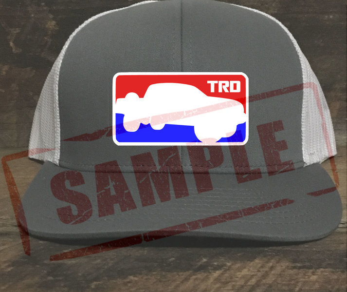 Toyota 3 Bar TRD Trucker Hats Gray