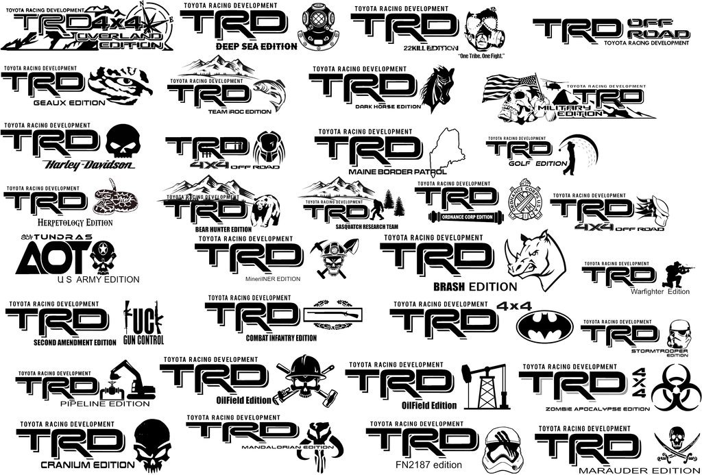 Toyota Tribal Back Auto Graphics - Pro Sport Stickers