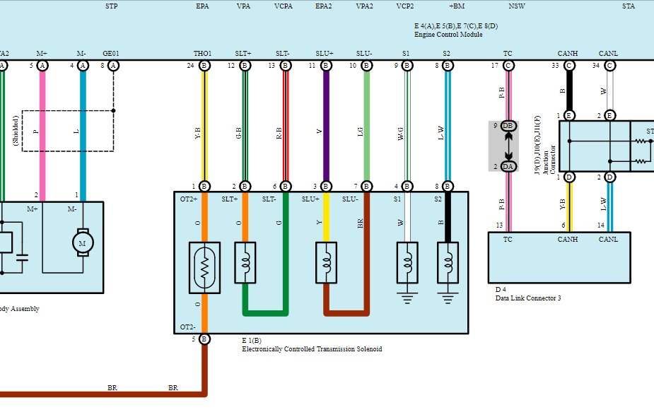 Toyotum Tacoma Transmission Electrical Wiring Diagram - Complete Wiring