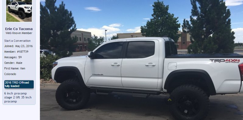 Rough Country 4 Lift Kit, 2023-2016 Toyota Tacoma