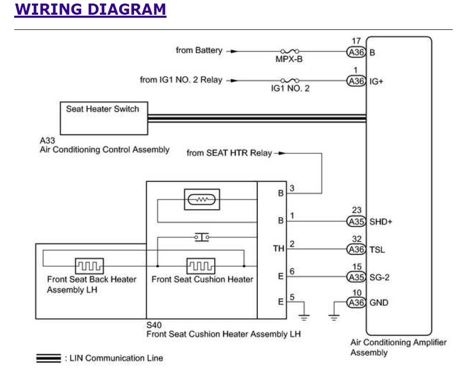 Aftermarket Seat Heater Wiring Diagram