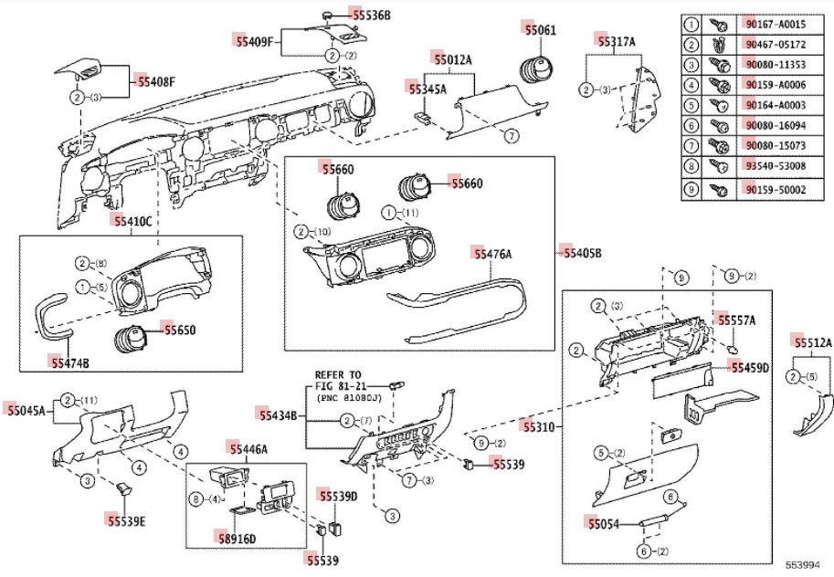 99 Tacoma Interior Parts | Decoratingspecial.com