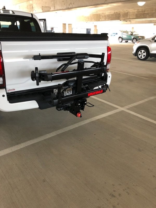 toyota tacoma hitch bike rack