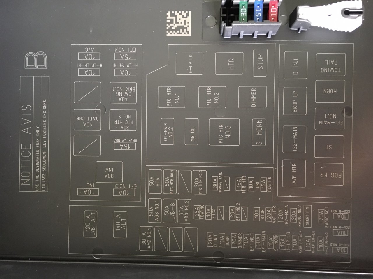 2016 Tacoma Fuse Box Diagram