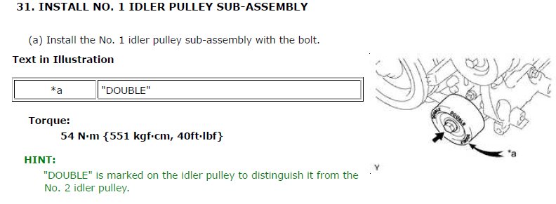 Idler pulley #2 or lowest one on the engine of a 2017 tacoma sr5 4x4