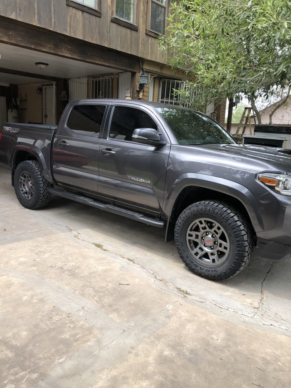 Gunmetal wheels on Magnetic Gray Tacoma World