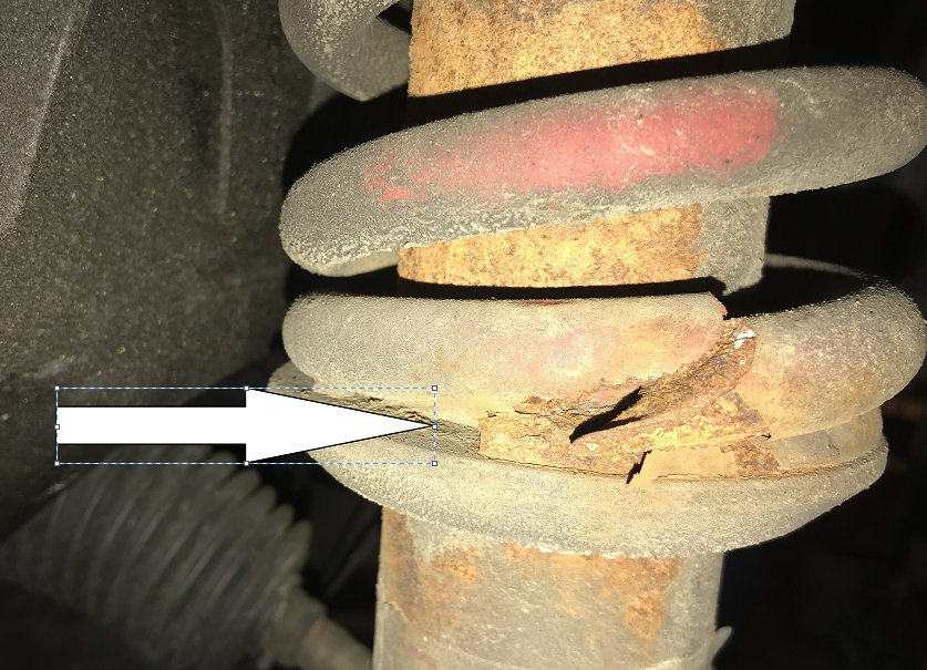 Broken Coil Spring TRD Pro Suspension/6112 Common or Rare?