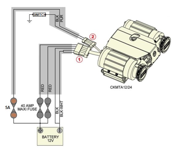 ARB Twin Compressor (CKMTA12) Wiring | Tacoma World