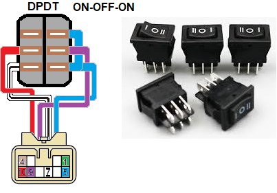 Cargo Light Rocker Switch (84267-0c020) Pinouts 