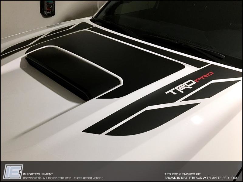 TRD PRO hood pics World