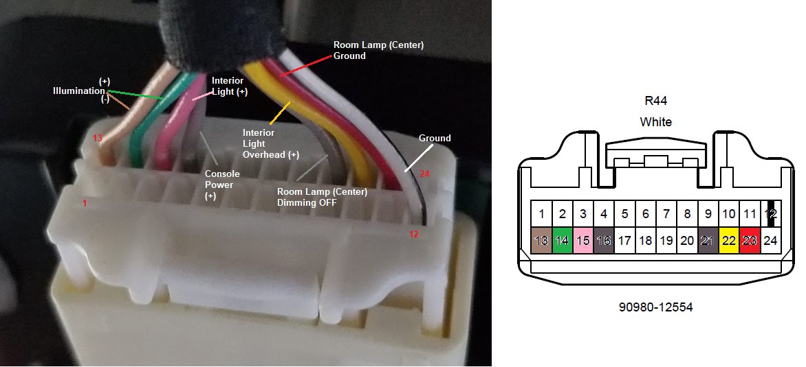 Wiring schematic for overhead | Tacoma World