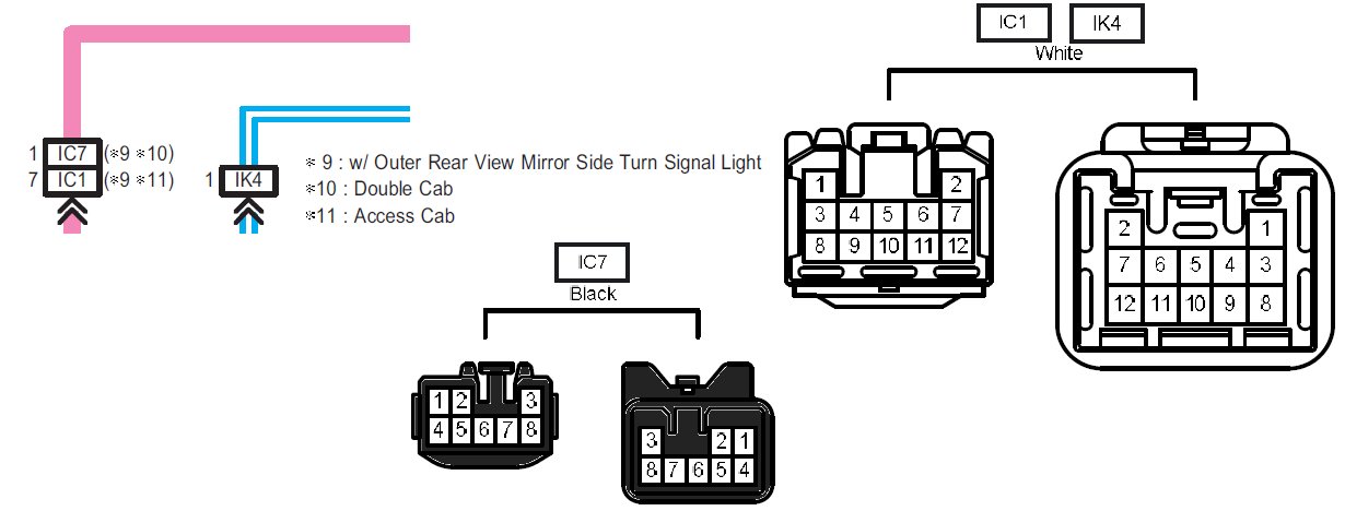 Blinker Mirror HOW TO /w Pics (Diagram Schematic) | Tacoma  