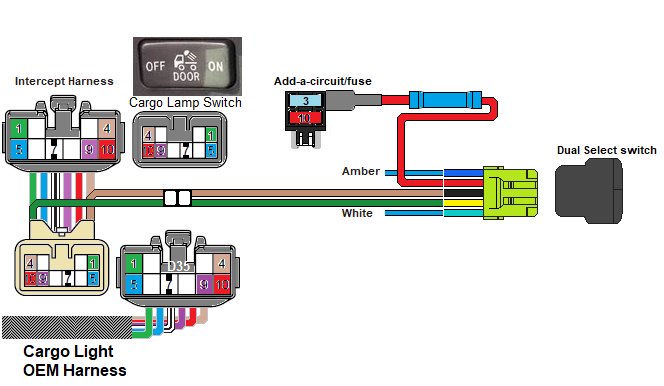 Wiring Cali Raised Dual Function Light Bar Switch 