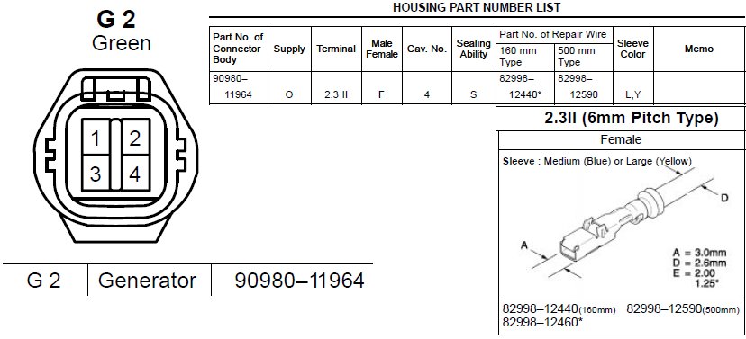 toyota alternator wiring diagram