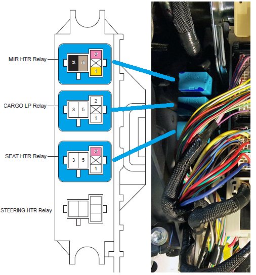 2017 Tacoma Heated Mirror Relay Location | Tacoma World