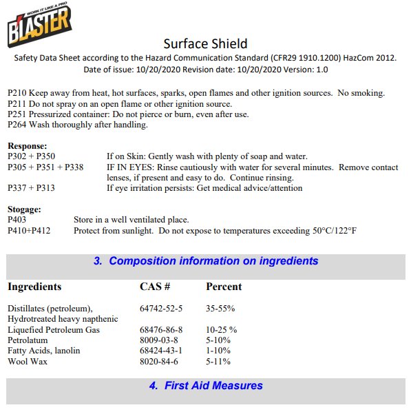 Another Lanolin Undercoat Option: PB Blaster Surface Shield