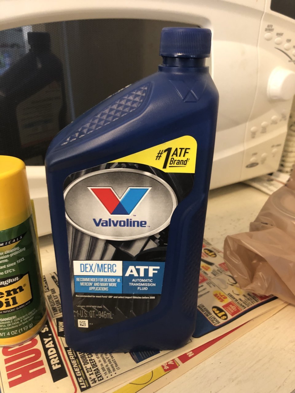 7 Qts. Auto. Trans. Fluid ATF VALVOLINE MaxLife Full Synthetic Dex