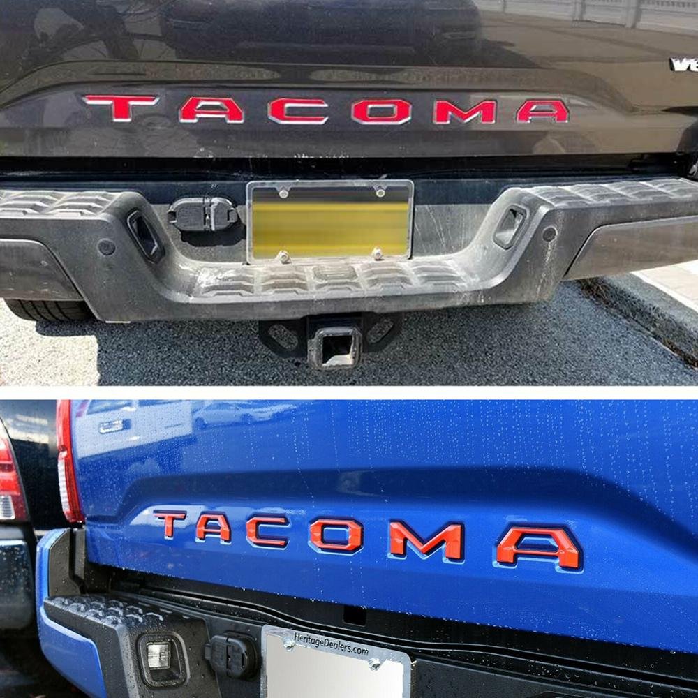 3D Tailgate TACOMA American Flag Emblem | Tacoma World