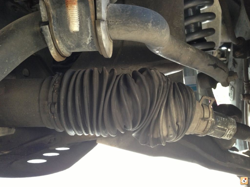 Bent inner tie rod??? Or ???