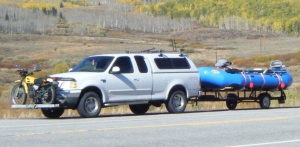 front of truck bike rack