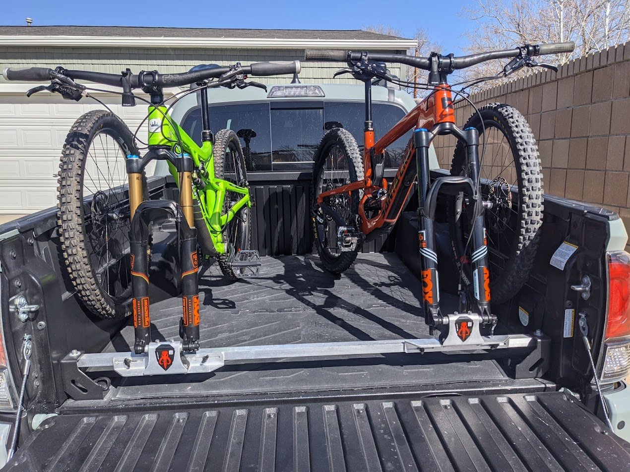 The Best Way to Mount Bicycles to the Toyota Bed Rails | Page 4 ...