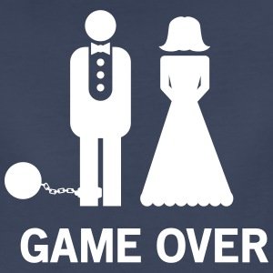 wedding-game-over-ball-and-chain-women-s-t-shirts-womens-premium-t-shirt.jpg