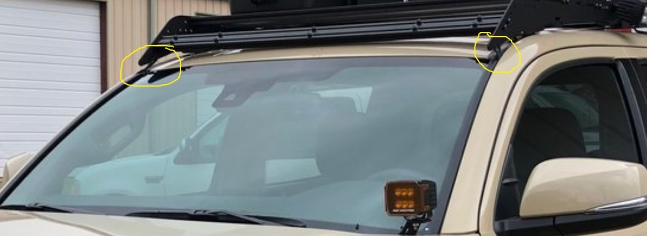 Prinsu roof rack light bar