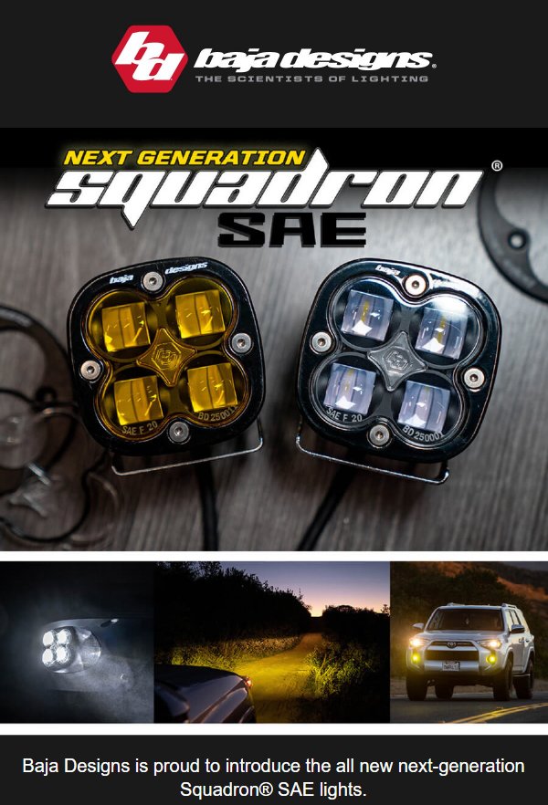 All New Baja Designs Squadron SAE Tacoma World