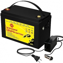 LiTime 12V 50Ah Lithium LiFePO4 Battery Built in BMS, 10 Years Lifetime  4000+ Cycles Output Power 640W, Perfect for Boat Marine Trolling motor  Camping