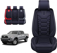 Oasis Auto Tailor Fit Seat Covers Compatible with 2005-2022 Tacoma TA-04 Front Pair, Fabric Gray 