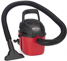 Shop-Vac 2.5 Gallon 2.5 Peak HP WetDry Vacuum, Portable Compact Shop Vacuum with Collapsible Handle Wall Bracket & Multifunctional Attachments for