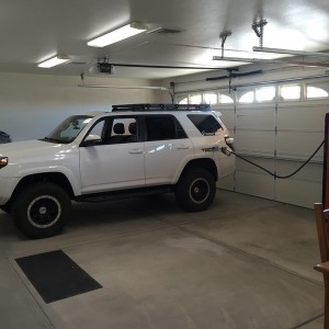 Garage fuel pump