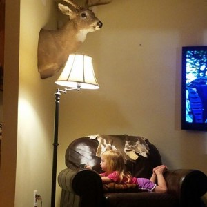 Get comfy kid.