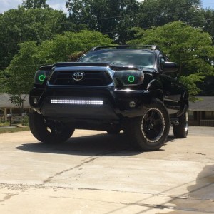 New 30" flush LED light bar installed!
