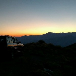 Sunset last evening