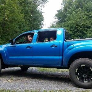 Wife took the girls for a joyride while I worked. Figures.