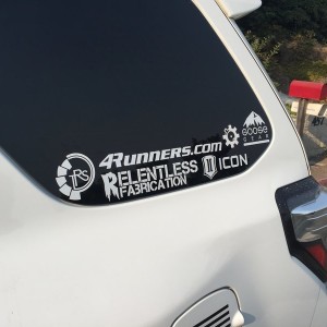 Got my 4Runners.com decal today. Don't think I could have planned this to fit any better haha. Thanks @tcbob