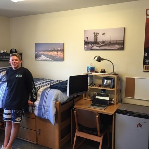 Moved my son into his dorm at LMU.