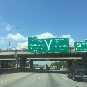 On the road truckin along!