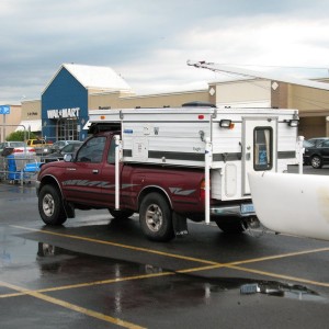 YEP camped at Wal-Mart!  No shame !!