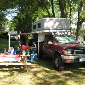 A camping trip in Rhode Isle